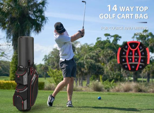How to Arrange Golf Clubs in a Cart Bag?