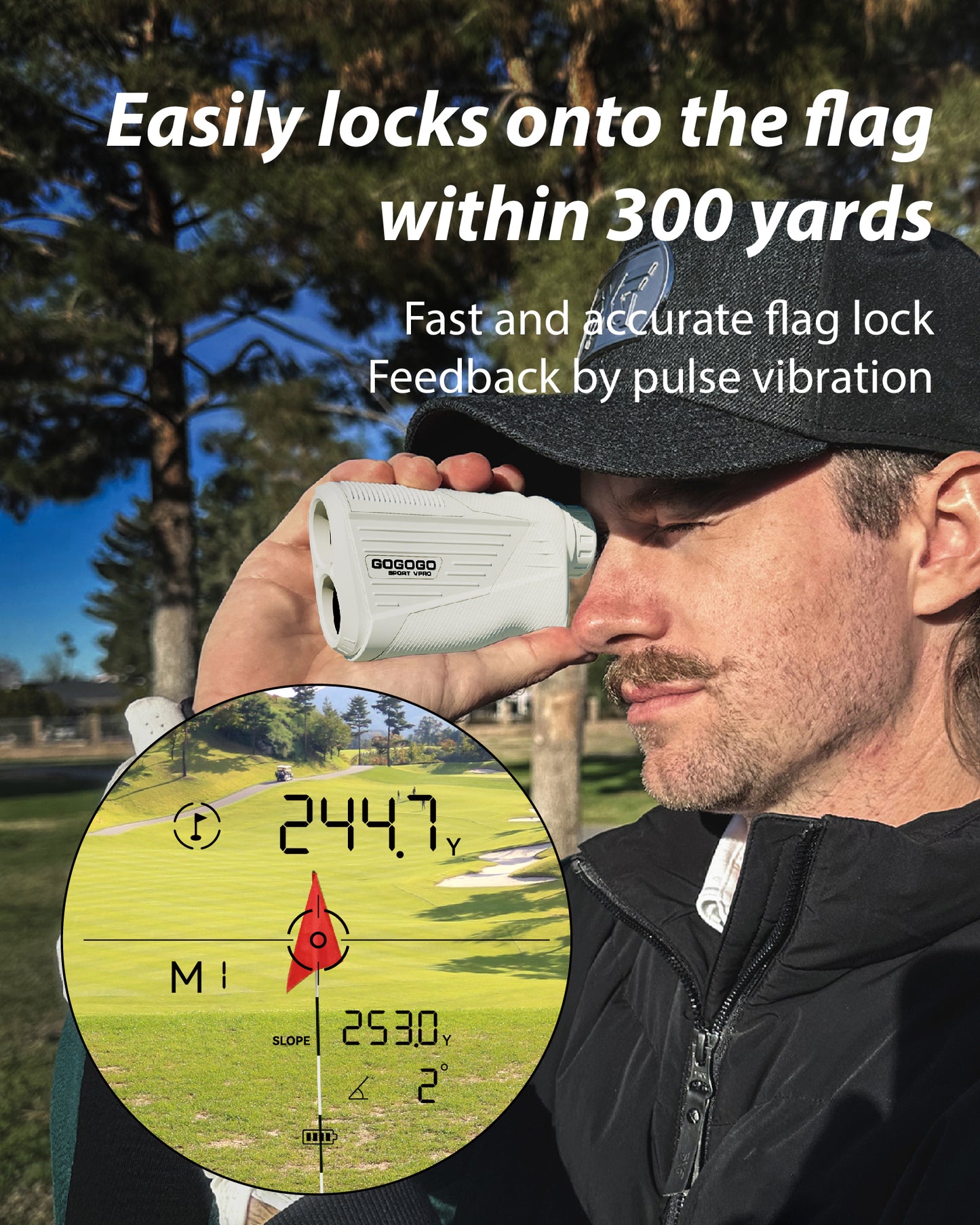 GS91W Laser Golf Rangefinder