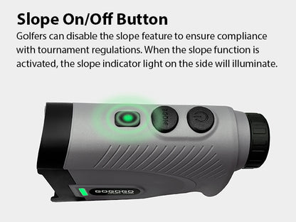 Gogogo Sport Vpro Gen 2 Golf Laser Rangefinder, Ultra-Clear Optics with 99% Transmission Lens OLED Display，GS26