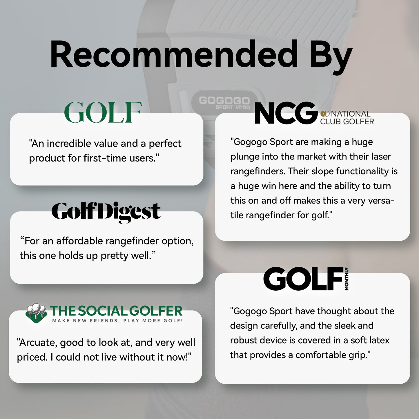 Gen 2 Series Laser Golf Rangefinder