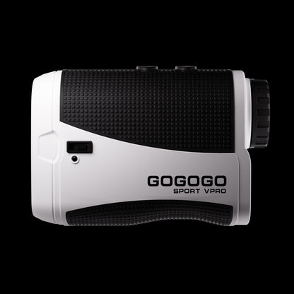 Golf Rangefinder|Red Display with Slope Switch|Laser Hunting Rangefinder|6X Magnification|Gogogo GS34 Black 800/1200Y