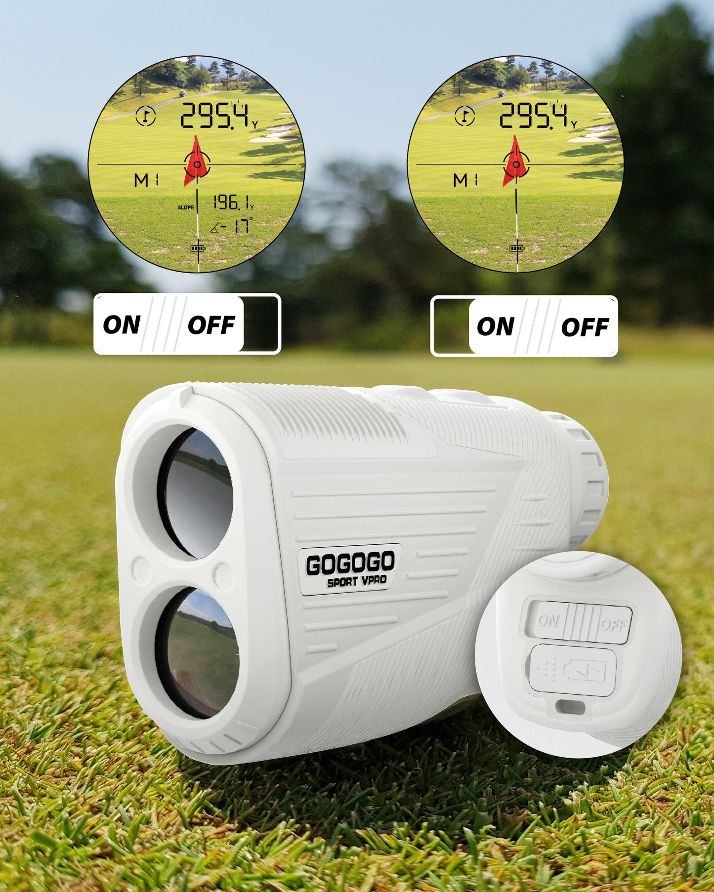 GS91W Laser Golf Rangefinder