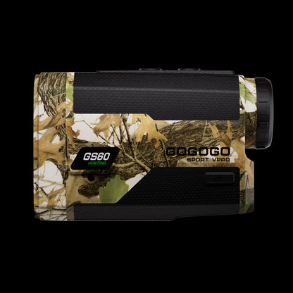 Gogogo Sport Vpro Rangefinder for Bow Hunting with Red LCD Display Horizontal Distance Calculator Rechargeable|GS60