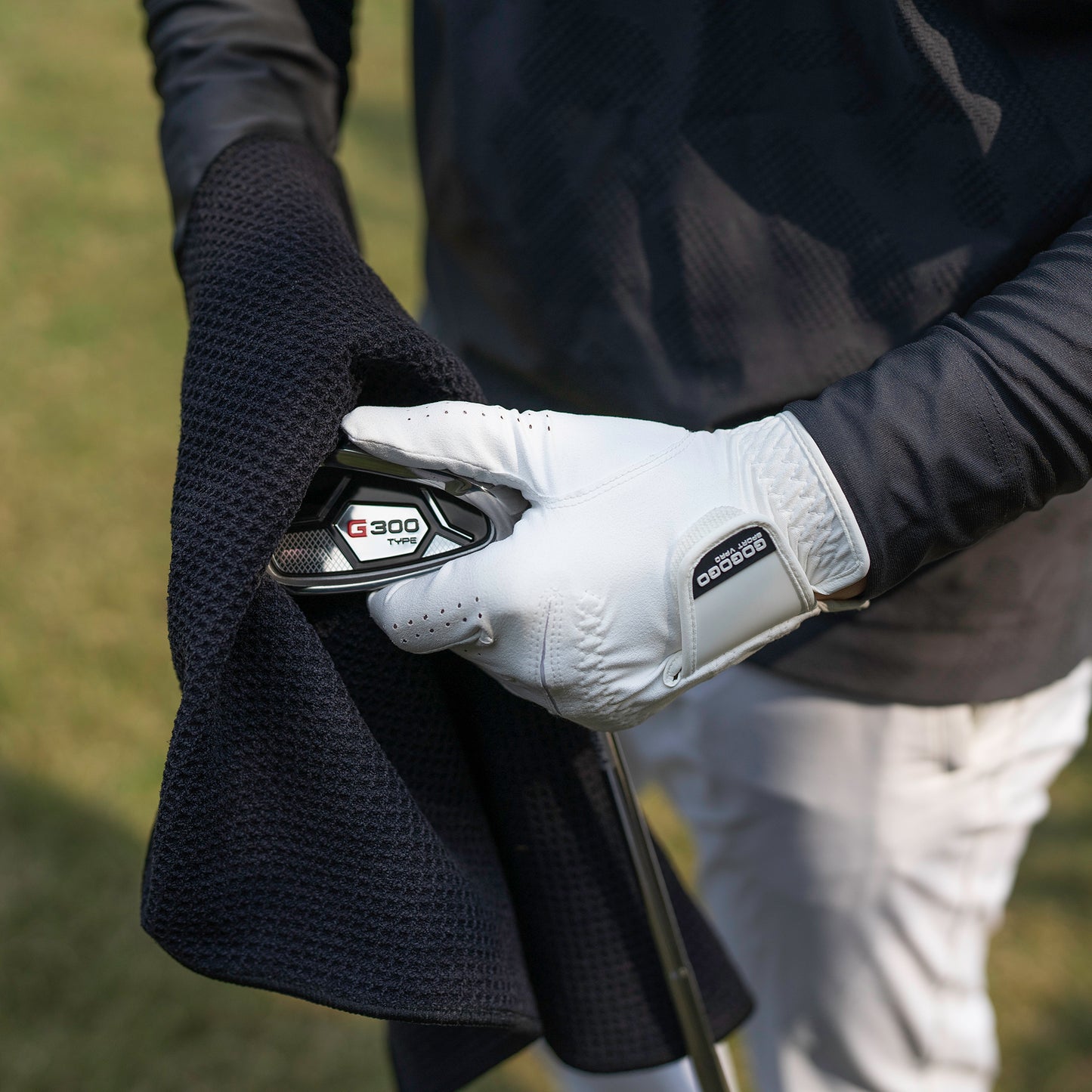 Gogogo Sport Vpro GripFlex Mens Golf Glove Microfiber Durable Breatheable All Weather (Worn on Left Hand)