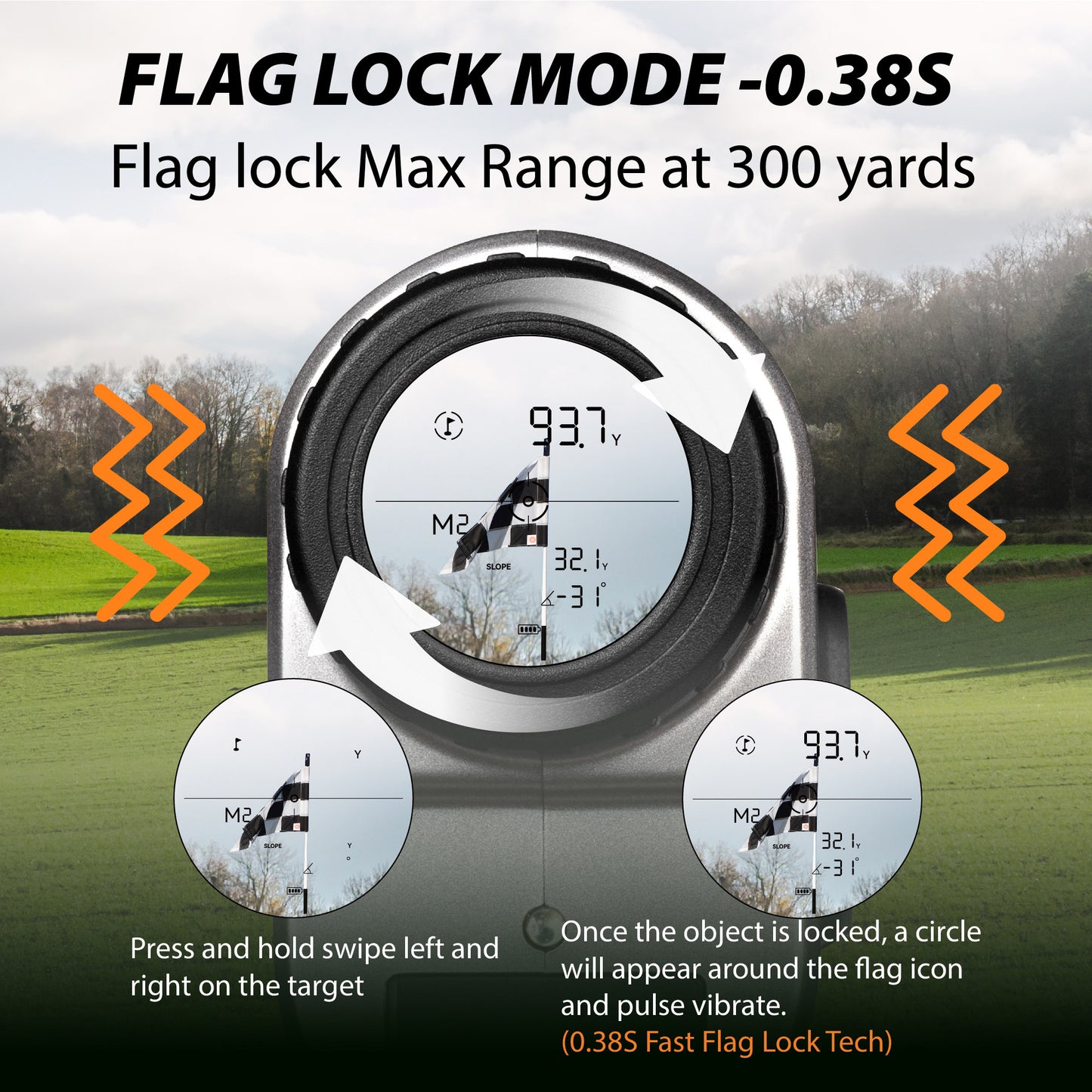 GS33 Series Laser Golf Rangefinder