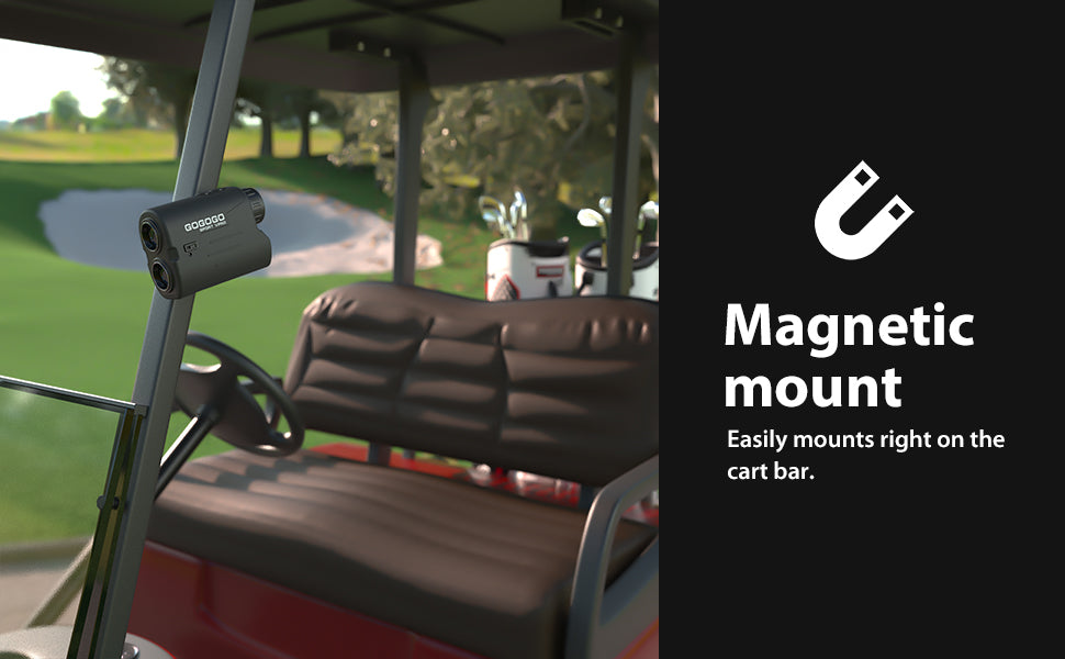 Gogogo Sport Vpro GS03 Laser Rangefinder & Universal Adjustable Magnetic  Holder Mount Strap