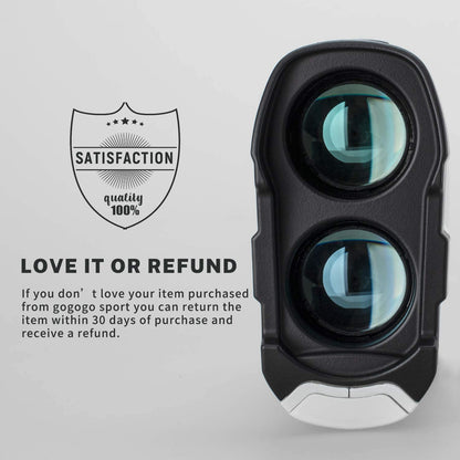 Laser Rangefinder for Golf or Hunting|Gogogo Slope Scan|GS24 White 650Y/1200Y