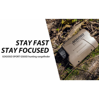 Hunting Rangefinder|Laser Hunting Rangefinder|Gogogo GS03D Desert Yellow 1200Y