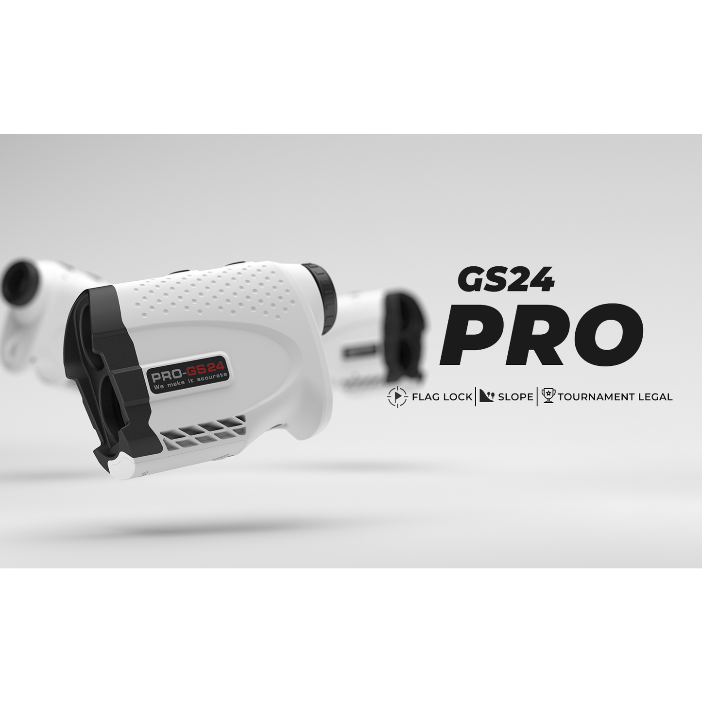 Laser Rangefinder for Golf or Hunting|Gogogo Slope Scan|GS24 White 650Y/1200Y