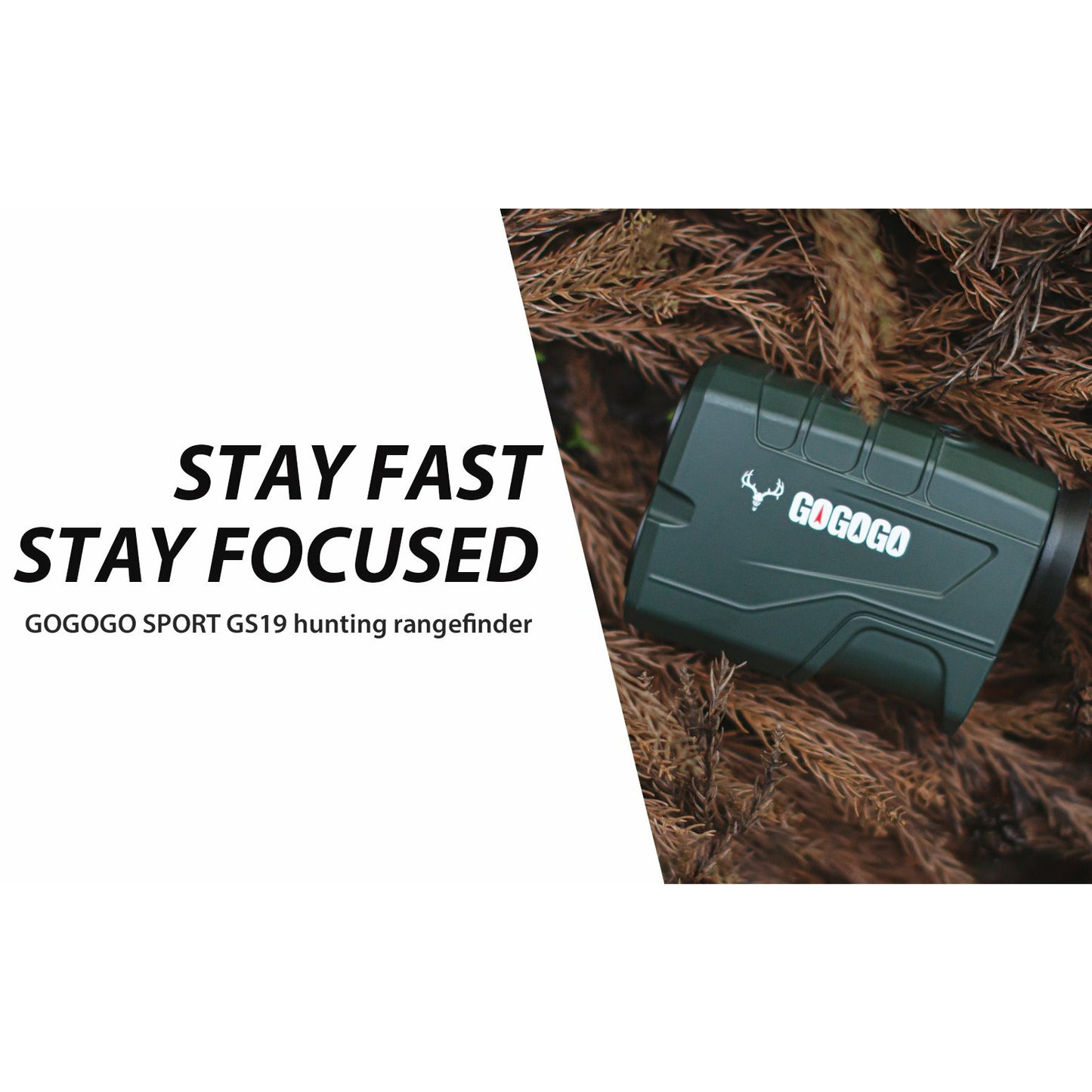 Hunting Rangefinder|6X Laser Rangefinder|Gogogo GS19 Dark Green 1200Y USB Cable