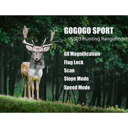 Hunting Rangefinder|Laser Hunting Rangefinder|Gogogo GS03D Desert Yellow 1200Y