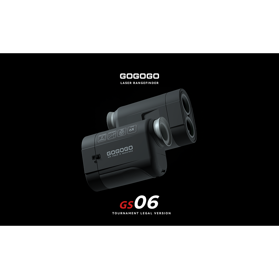 Gogogo Rangefinder GS34 800/1200Y  Red Slope Display & 6X Magnificati -  Fairways 2 Bunkers