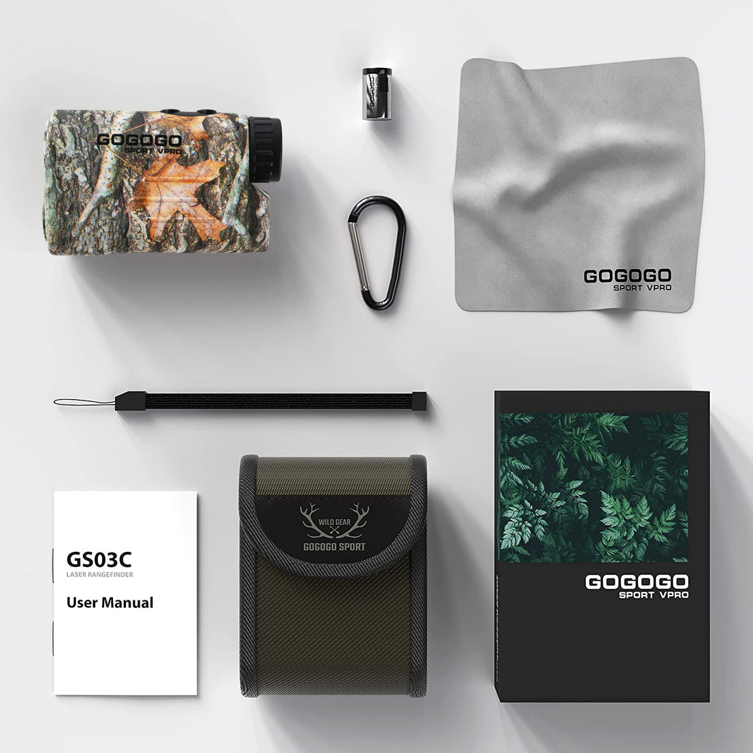Golf RangefinderLaser Hunting RangefinderGogogo GS03 CA 1200 Yards